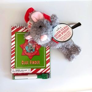 NEW Hallmark Santa Clause Clue Finder Plush Mouse & Activity Book, Ages 3+